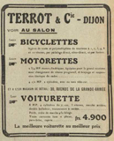 T.C.F. Revue Mensuelle October 1913 - Terrot advert thumbnail