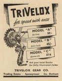 The Bicycle 1949 - TriVelox advert thumbnail